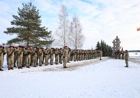 Minaičiuose prisiekė nauji kariai savanoriai - 3