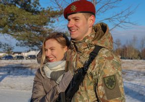 Minaičiuose prisiekė nauji kariai savanoriai - 5