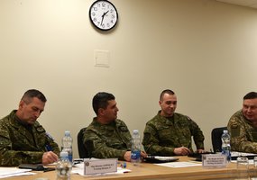 Lietuvos ir Slovakijos kariuomenių štabų atstovai susitikime derino bendradarbiavimo kryptis - 1
