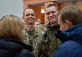 Lietuvos Respublikai prisiekė jaunesniųjų karininkų vadų mokymų klausytojai - 10