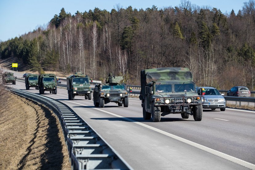 Jonavos ir Kėdainių savivaldybėse vyks karinės pratybos „Aršus Vilkas 24/1“