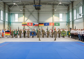 Lietuvos ir sąjungininkų kariai kovoja brigados “Geležinis vilkas” kovinės savigynos turnyre - 24