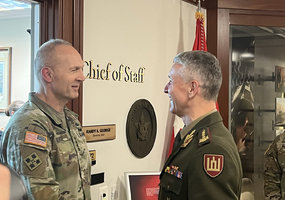 Vašingtone aptartas Lietuvos ir JAV bendradarbiavimas vystant nacionalinės divizijos pajėgumą  - 2
