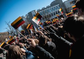 Kovo 11-ąją Karaliaus Mindaugo husarų bataliono kariai pažymėjo 34 valandas trukusiu estafetiniu... - 6