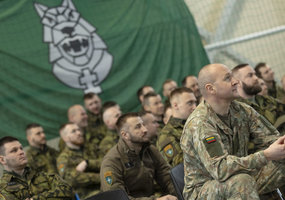 Lietuvos ir sąjungininkų kariai kovoja brigados “Geležinis vilkas” kovinės savigynos turnyre - 7