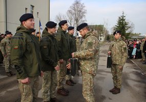 KOP Oro gynybos batalione parengta 10-oji NPPKT karių laida  - 2