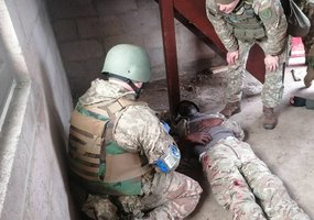 Mokymo misijoje „Interflex“ rengiami nauji ir karinėse operacijose dalyvavę Ukrainos kariai - 4