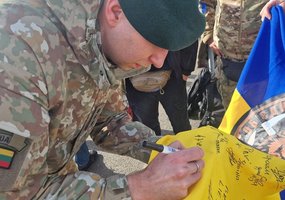 Mokymo misijoje „Interflex“ rengiami nauji ir karinėse operacijose dalyvavę Ukrainos kariai - 5