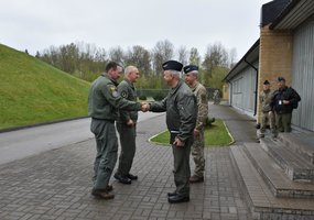Oro erdvės kontrolės centre lankėsi Jungtinio oro operacijų centro delegacija - 1