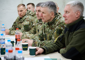 Lietuvos kariuomenės vadas darbo vizitu lankėsi Ukrainoje - 3