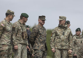 JAV jūrų pėstininkai su HIMARS sistema vykdo kovinius šaudymus Lietuvoje - 3