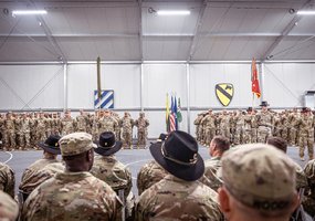 Pabradės poligone vyko JAV rotacinių pajėgų vienetų pasikeitimo ceremonija - 3