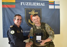 Portugalijos laivyno vadas stebėjo Karinių jūrų pajėgų pratybas "Audros smūgis 2024"  - 1