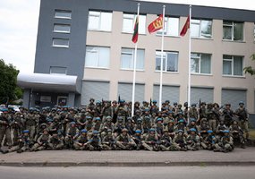 Baigėsi Krašto apsaugos savanorių pajėgų pratybos „Tvirtas skydas 6“ - 26