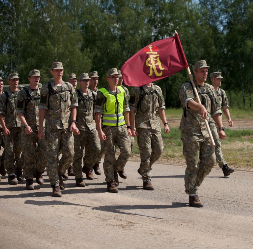 Gaižiūnų poligone vyko žygis „Radvilų keliai“
