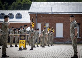 Vadovavimą Inžinerijos batalionui pradeda mjr. Ramūnas Sabaitis - 9
