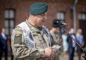 Vadovavimą Inžinerijos batalionui pradeda mjr. Ramūnas Sabaitis - 10