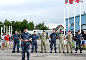 Lietuvos priešmininis laivas “Skalvis” (M53) ir Portugalijos KJP narai-išminuotojai išvyksta į... - 2