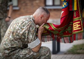 Vadovavimą Inžinerijos batalionui pradeda mjr. Ramūnas Sabaitis - 3