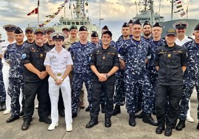 Priešmininis KJP laivas „Skalvis“ pradėjo budėjimą tarptautinėje operacijoje „Brilliant Shield“ - 3