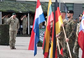 Tarnybą Lietuvoje pradeda naujos rotacijos NATO Priešakinių pajėgų bataliono kovinė grupė  - 11