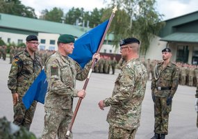 New rotation of the NATO enhanced Forward Presence Battalion Battle Group begins tour of duty in... - 3