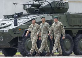 New rotation of the NATO enhanced Forward Presence Battalion Battle Group begins tour of duty in... - 6