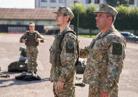 Lietuvos kariuomenės mokykloje mokymus pradėjo 13-oji JKVM klausytojų laida - 1