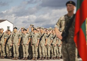 Kario priesaiką Lietuvai davė jubiliejinė 15-oji būsimųjų karo inžinierių laida - 5