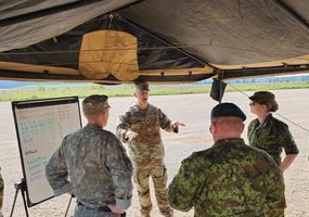 Sausumos pajėgų kariai dalyvavo tarptautiniame HIMARS įgulų rengime Estijoje - 1