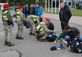 Prasidėjo komendantinių vienetų karių rengimas - 2