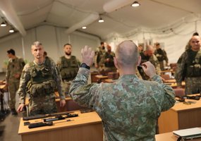 Prasidėjo komendantinių vienetų karių rengimas - 5