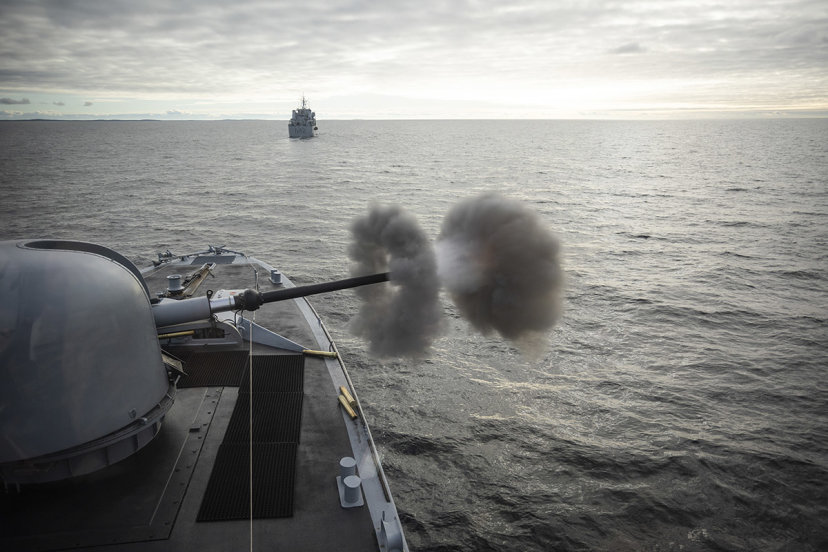 Lithuanian Armed Forces train at NATO’s enhanced Vigilance Activity Neptune Strike in the Baltic Sea