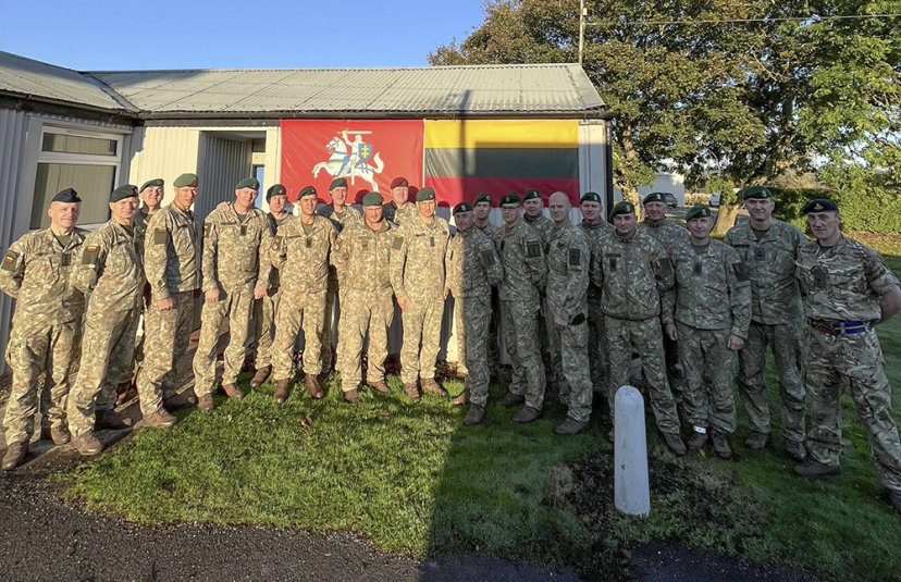 Chief of Defence visited Lithuanian military personnel providing training assistance to Ukraine...