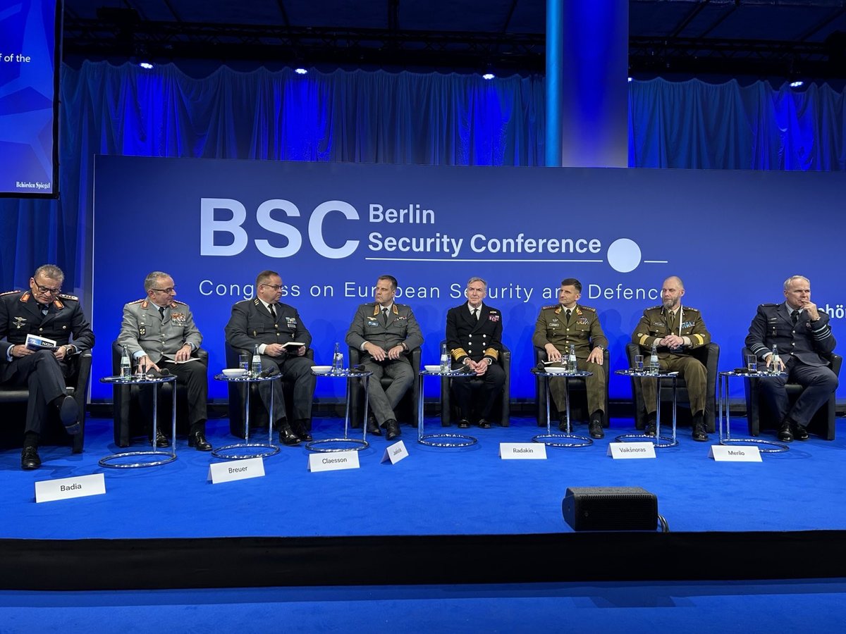 Chief of Defence attended the Berlin Security Conference and the ...