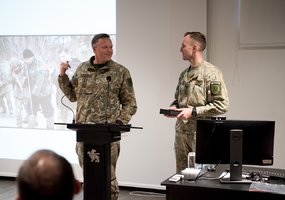 Pėstininkų brigadoje „Geležinis Vilkas“ vyko tarptautinė konferencija „Mūšis apgyvendintoje... - 1