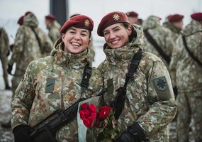 Saulės mūšio vietoje prisiekė kariai savanoriai - 7