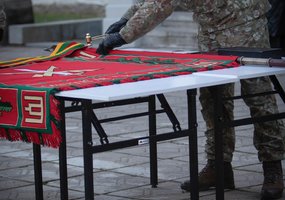 Kristupo Radvilos Perkūno batalionui įteikta kovinė vėliava - 3