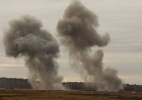 U.S. strategic bombers and Italian fighter aircraft ground-controlled by Lithuanian military... - 3