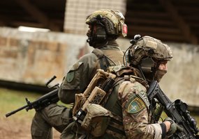 U.S. strategic bombers and Italian fighter aircraft ground-controlled by Lithuanian military... - 4