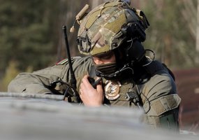 U.S. strategic bombers and Italian fighter aircraft ground-controlled by Lithuanian military... - 5