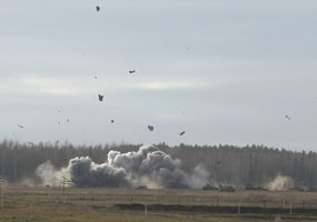 U.S. strategic bombers and Italian fighter aircraft ground-controlled by Lithuanian military... - 6
