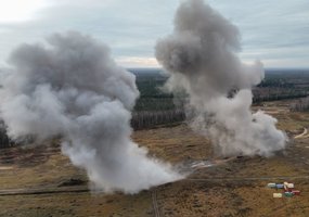 U.S. strategic bombers and Italian fighter aircraft ground-controlled by Lithuanian military... - 7