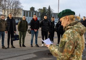 Lietuvos didžiojo kunigaikščio Algirdo pėstininkų bataliono gretas papildė naujokai - 1