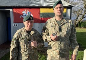 5th  Lithuanian rotation returns from the multinational Operation Interflex - 2