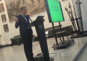 Baigėsi Sausumos pajėgų karo istorijos konferencija „Kariuomenės vėliavos, skiriamieji ženklai ir... - 1