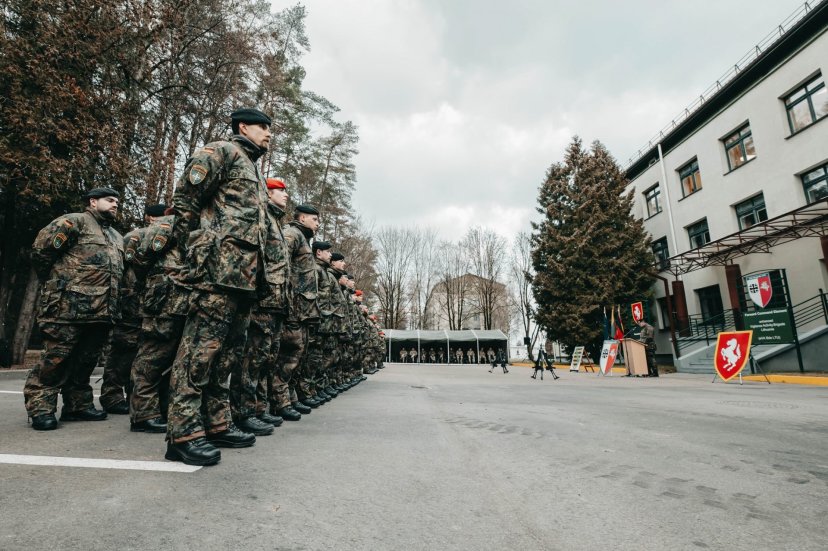 37th Mechanized Infantry enhanced Vigilance Activity Brigade of the Bundeswehr begins its tour of...