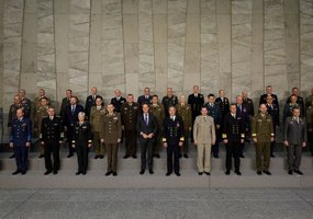 General R. Vaikšnoras discussed with Allies important aspects of the Alliance’s security at the... - 1