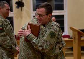 Sixth Lithuanian rotation departs for the Ukrainian military training Operation Interflex - 4