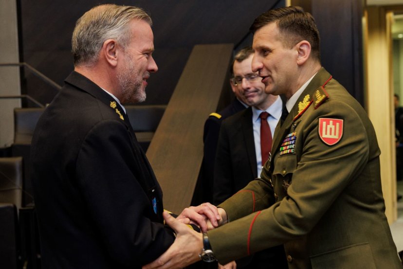 General R. Vaikšnoras discussed with Allies important aspects of the Alliance’s security at the...